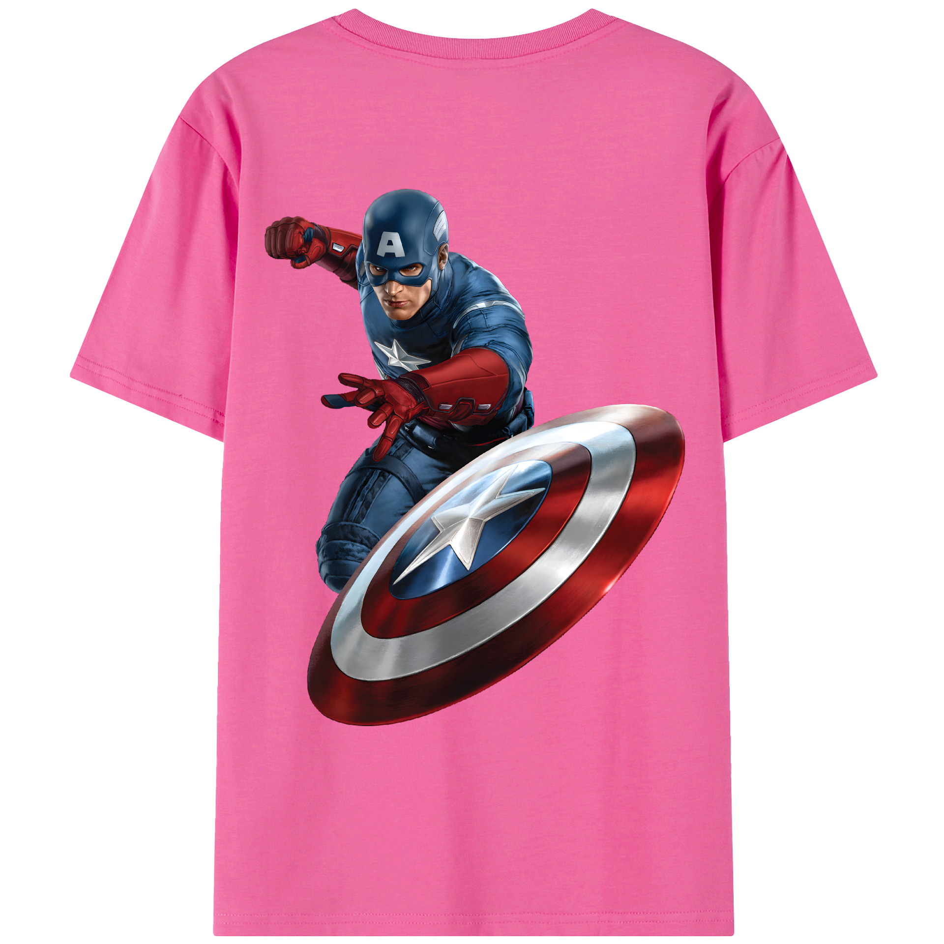 （画像用） アベンジャーズ The Avengers レディース半袖Tシャツ(バックプリント)